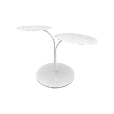 Essential Decor & Beyond 14" Modern Minimalist Metal Accent Side Table