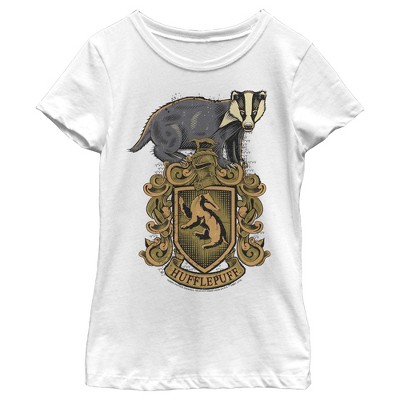 Girl's Harry Potter Hufflepuff Crest T-Shirt