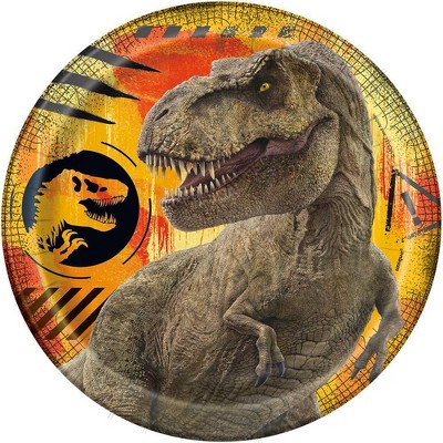 Jurassic World 3 7" 8ct Paper Party Snack Plates