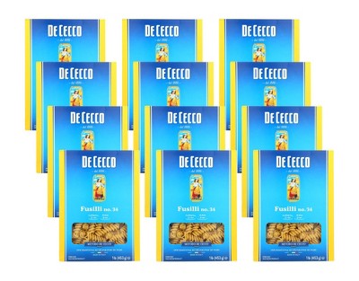 De Cecco Fusilli Pasta - Case of 12/16 oz