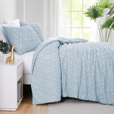Southshore Fine Living Clipped Jacquard Marrakech Down Alternative Comforter Set
