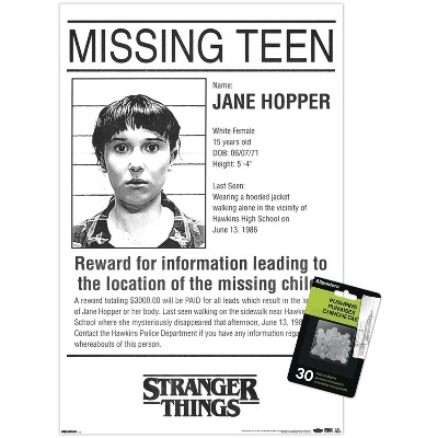 Trends International Netflix Stranger Things: Season 5 - Missing Teen One Sheet Unframed Wall Poster Prints