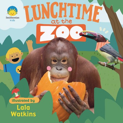 Lunchtime at the Zoo - (At the Zoo) by  Smithsonian Institute (Board Book)