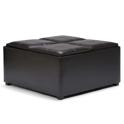 Franklin Square Coffee Table Storage Ottoman and benches - WyndenHall