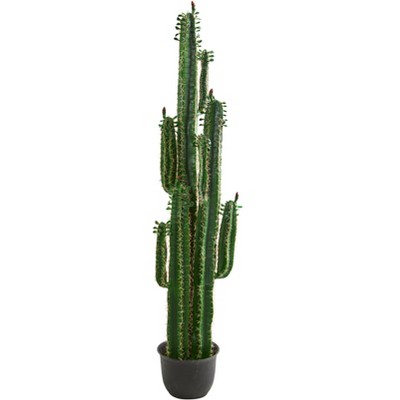 Nearly Natural 6.5-ft Cactus Artificial Plant