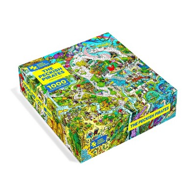 Magic Puzzle Company The Peckish Pirates Jigsaw Puzzle - 1000pc: Paper Collage, Boost Memory & Motor Skills