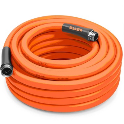 KOTTO Heavy Duty Garden Hose, 5/8" High Flow, Lightweight, Leak-Proof, Flexible Water Hose for Outdoors
