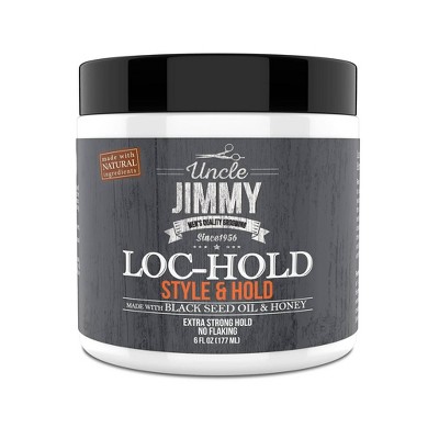Uncle Jimmy Loc Hold Hair Styling Pomade/Hair Wax - 6 fl oz