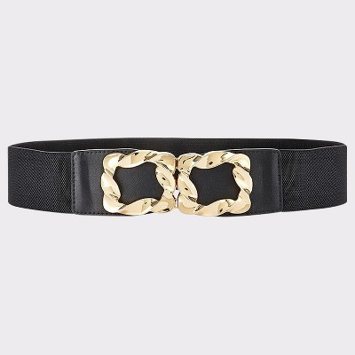 Women's Stretchy Buckle Accent Belt - LASCANA