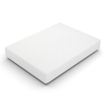 Resenkos Twin Size Memory Foam Mattress in a Box, 4" Gel Green Tea AeroFusion Memory Foam, 8" Flex Support Base Foam, Soft Touch,  12"