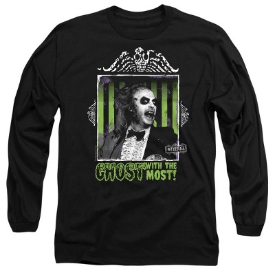 Men’s Beetlejuice Ghost Long Sleeve T-Shirt