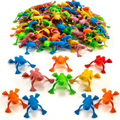Playbees Mini frogs Jump n Leap Toys - 144 Pack