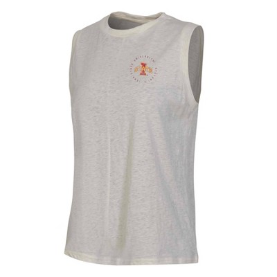 NCAA Iowa State Cyclones Women's Oatmeal Tank Top