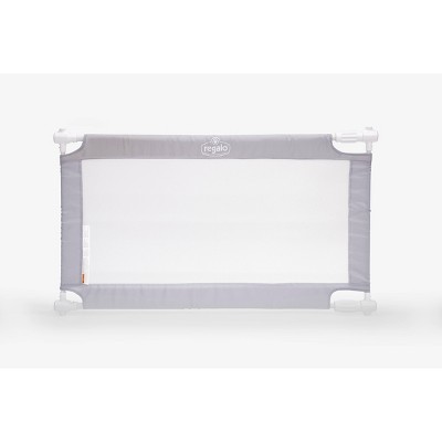 Regalo Expandable Mesh Gate - Gray/White - 28"
