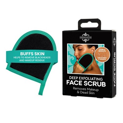 Dermasuri Exfoliating Face Mitt Scrub Scrubber - 1ct
