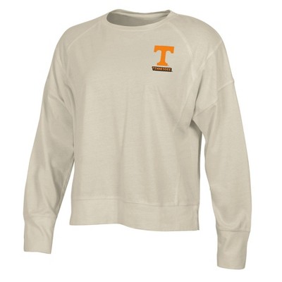 NCAA Tennessee Volunteers Women's Long Sleeve Cream T-Shirt