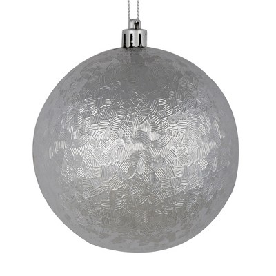 Vickerman Brushed Ball Ornament 6/Pk