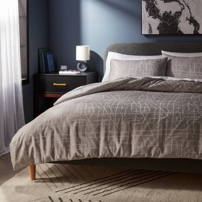 3pc Luxe Jacquard Duvet Cover and Sham Set - Threshold™