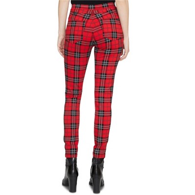 Sanctuary Clothing Womens Grease Plaid Casual Leggings