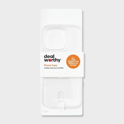 iPhone 16 Pro Case - dealworthy™ Clear: TPU Solid Wireless Charging Compatible