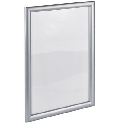 Azar Displays Wall Mount Plastic Snap Poster Frame 11" x 17" Portrait/Landscape Sign Holder Frame, 2-Pack