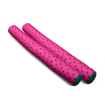 Big Joe Noodle Two Pack, No Inflation Needed Pool Floats, Quick Draining Fabric