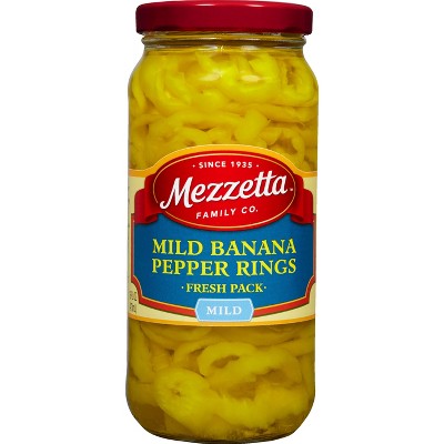 Mezzetta Mild Banana Pepper Rings - 16oz