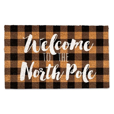 Creative Products Welcome to the North Pole 30 x 18 Door Mat