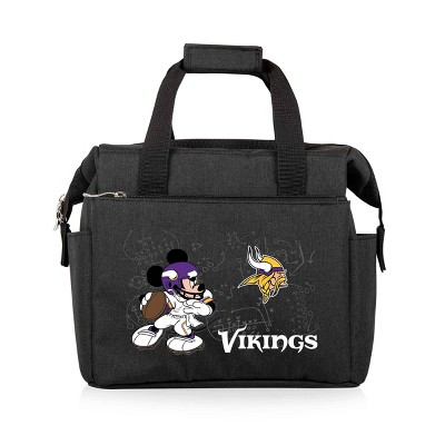 NFL Minnesota Vikings Mickey Mouse On The Go Lunch Cooler - Black