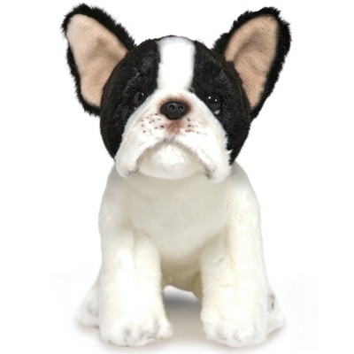 Bearington Oliver The French Bulldog Plush, 13 Inch Cute French Bulldog Fluffy Stuffed Animal, For Ages 3-14