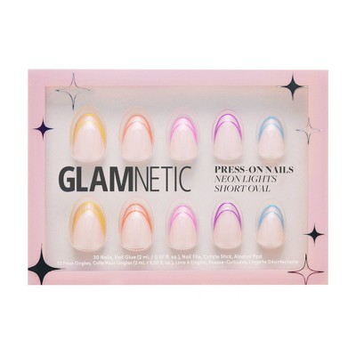 Glamnetic Women's Press-On Nails - Neon Lights - 30ct - Ulta Beauty