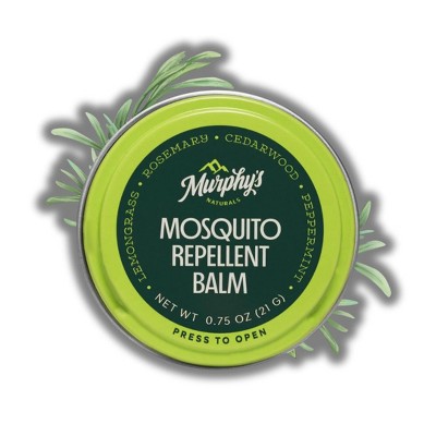 Murphy's Naturals Mosquito Repellent Balm | Plant-Based with Cedarwood, Lemongrass & Rosemary, DEET-Free - (0.75 oz)