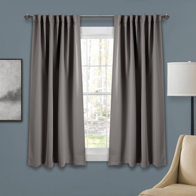 Insulated Back Tab Blackout Window Curtain Panels Set - Lush Décor