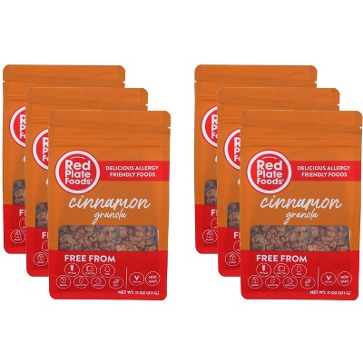 Red Plate Foods Cinnamon Granola - Case of 6 - 11 oz