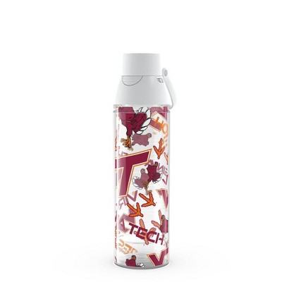 NCAA Virginia Tech Hokies Tervis All Over Venture Water Bottle - 24oz: Soft Spout