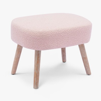 WestinTrends 21" Wide Square Upholstered Cushion Ottoman Foot Stool