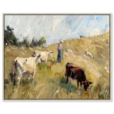 Art Remedy To Pasture Rustic Chic Farmhouse Wall Art Framed