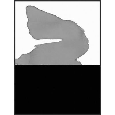 32" x 42" Cumulus I by Rob Delamater Framed Canvas Wall Art Print - Amanti Art: Modern Lithograph, Vertical Layout