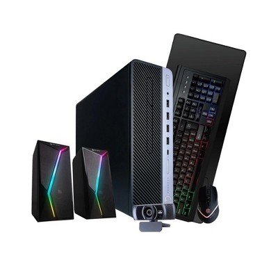 Refurbished HP ProDesk 600G4 Desktop Computer-Intel i5-AMD RadeonRX 550-16GB RAM-1TB SSD-Keybrd & Mouse-Speakr-Windows 11 Pro-Manufacturer Refurbished