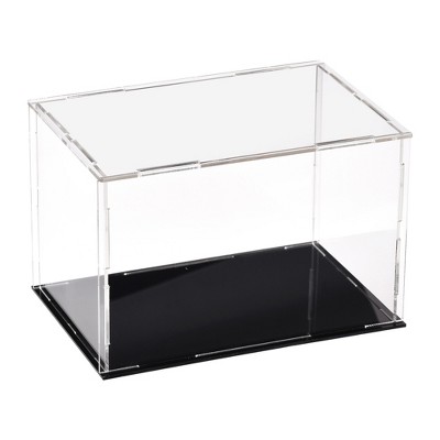 Unique Bargains Acrylic Dustproof Protection Crafts Collectibles Display Box