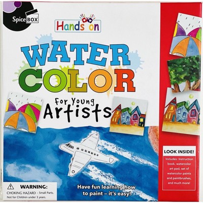 SpiceBox Hands On Water Colour For Young Artist 00765