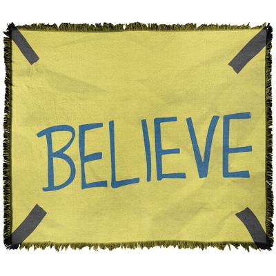 Ted Lasso Believe Poster Blanket 50"x60" Woven Tapestry