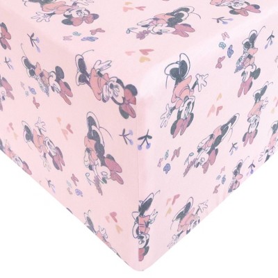 Copper Pearl Premium Crib Sheet - Minnie Mouse