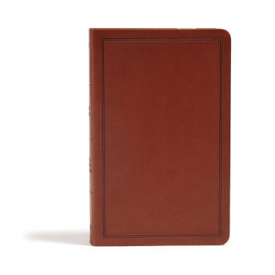KJV Deluxe Gift Bible, Brown Leathertouch - by  Holman Bible Publishers (Leather Bound)