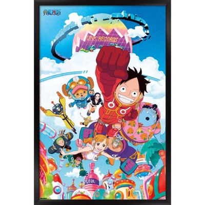 Trends International One Piece: Egghead Arc - Future Island Group Framed Wall Poster Prints