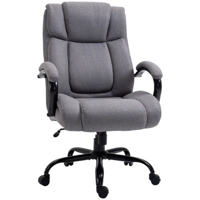 Aghana Digitals Light Gray Ergonomic Heavy-Duty Office Chair for Big & Tall - 485lbs Capacity,