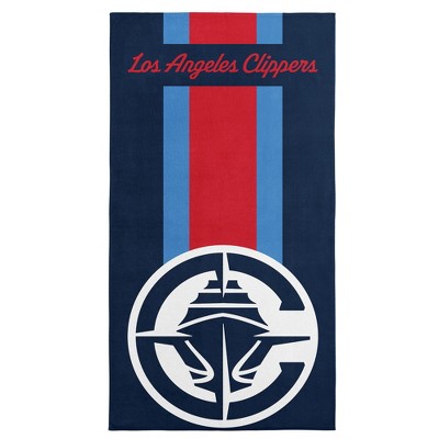 Los Angeles Clippers NBA Zone Read Beach Towel 30 x 60 inches