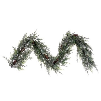 Vickerman Snow Cedar Hanging Collection