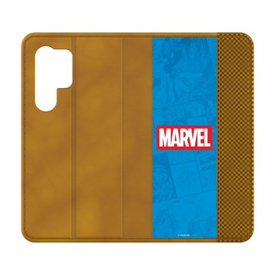Keyscaper Marvel Comics Logo Folio Cell Phone Case for Samsung Galaxy