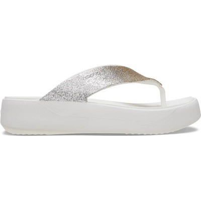 Crocs Women's Getaway Chunky Glitter Flip Flop Platform Sandals